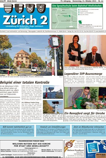 Beispiel einer totalen Kontrolle - Lokalinfo AG