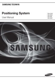 Manual Samsung SCU-VAC/VAC1 Positioning System