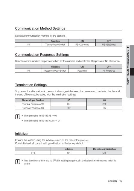 Manual Samsung SCU-VAC/VAC1 Positioning System