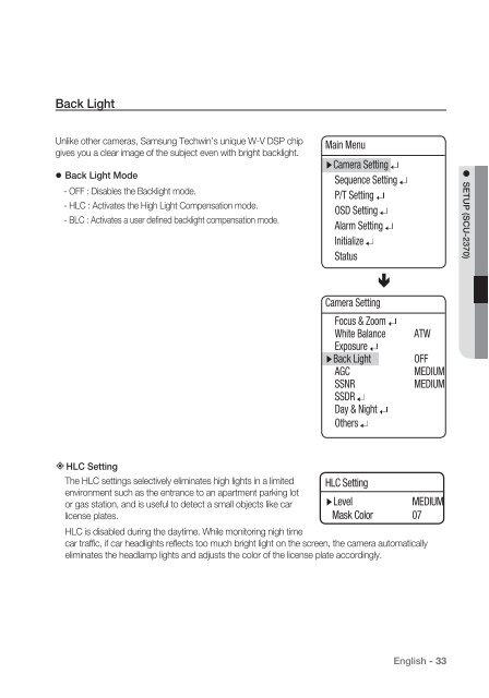 Manual Samsung SCU-VAC/VAC1 Positioning System