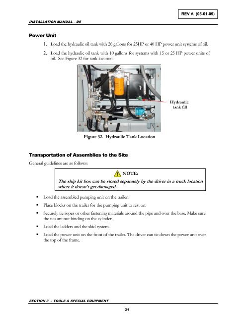 Installation Manual - Model 5 - Tundra Process Solutions Ltd.