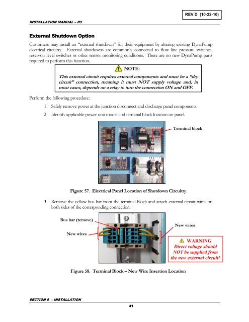 Installation Manual - Model 5 - Tundra Process Solutions Ltd.