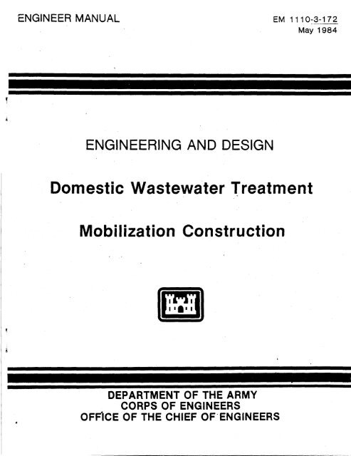 Domestic Wastewater Treatment Mobilization Construction - AskTOP