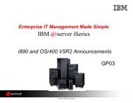 IBM server iSeries