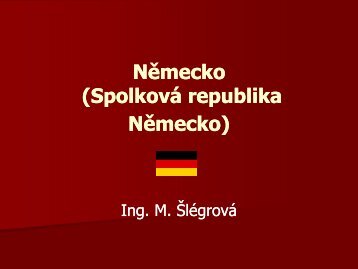 Německo (Spolková republika Německo)