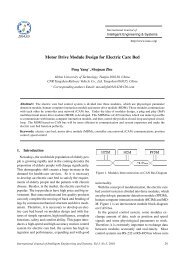 Motor Drive Module Design for Electric Care Bed - inass