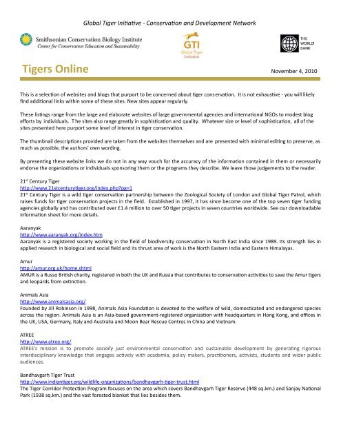 Tigers Online