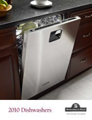 KitchenAid Dishwasher Brochure - Advancerefrigeration.com