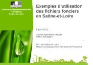 Presentation_conso_foncier_DDT71_8juin2012 - DREAL Bourgogne