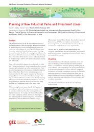 Planning of New Industrial Parks and Investment Zones - IGEP.in