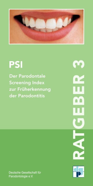 RA TGEBER 3 - Deutsche Gesellschaft für Parodontologie