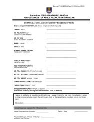 Library Membership Form - UiTM Library