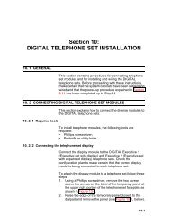 Section 10: DIGITAL TELEPHONE SET INSTALLATION