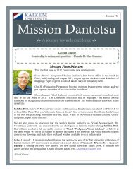 Mission Dantotsu - Jan'12 - KAIZEN Institute Africa