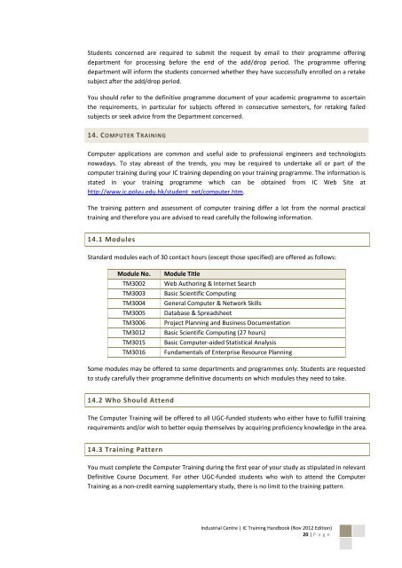 Trainee Handbook - to submit your Final Papers - The Hong Kong ...