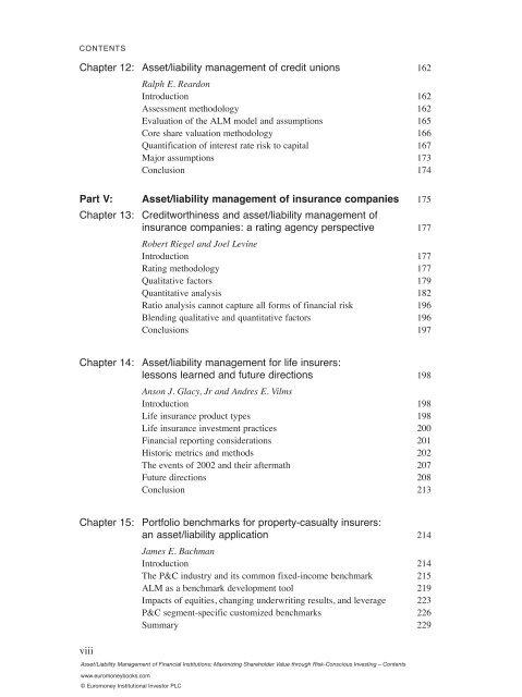 Table of Contents - Euromoney Institutional Investor PLC