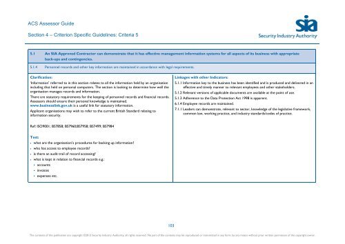 ACS Assessor Guide - Security Industry Authority