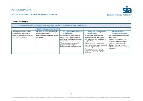 ACS Assessor Guide - Security Industry Authority