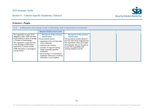 ACS Assessor Guide - Security Industry Authority