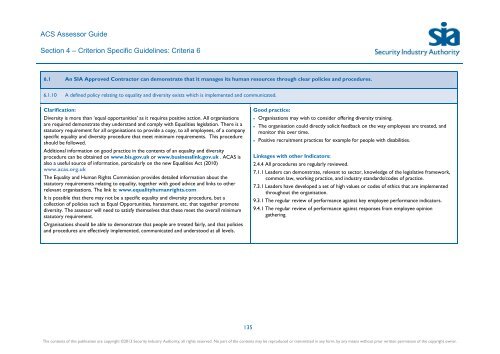 ACS Assessor Guide - Security Industry Authority