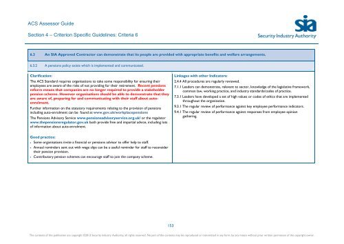 ACS Assessor Guide - Security Industry Authority