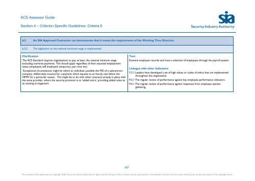 ACS Assessor Guide - Security Industry Authority