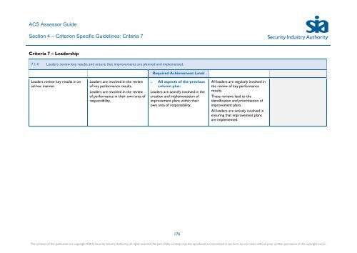 ACS Assessor Guide - Security Industry Authority