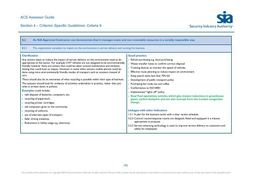 ACS Assessor Guide - Security Industry Authority