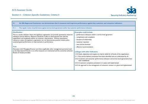 ACS Assessor Guide - Security Industry Authority