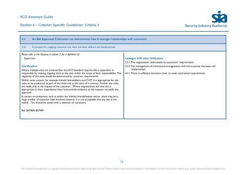 ACS Assessor Guide - Security Industry Authority