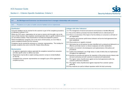 ACS Assessor Guide - Security Industry Authority