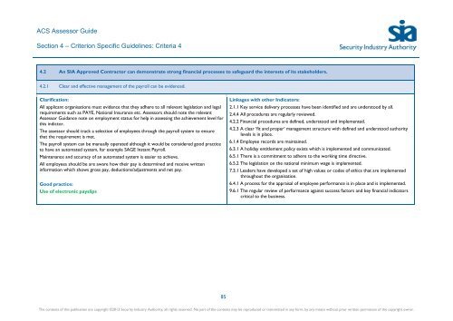 ACS Assessor Guide - Security Industry Authority