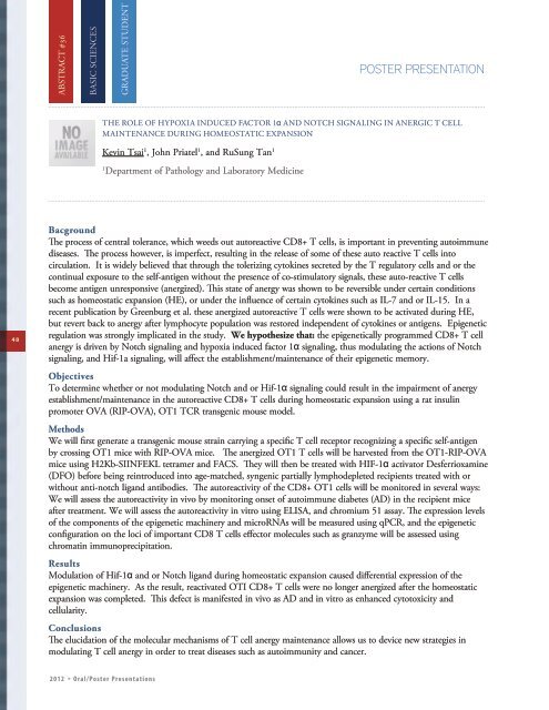 Abstract Book - Pathology and Laboratory Medicine - University of ...