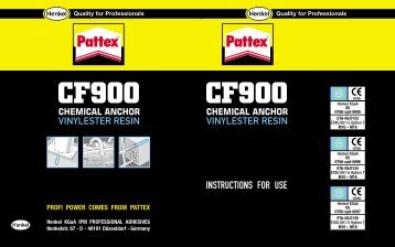 Instruction for Use Pattex CF 900.pdf - Chemical Anchor