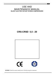 USE AND MAINTENANCE MANUAL CRS-CRSD 5,5 - 20