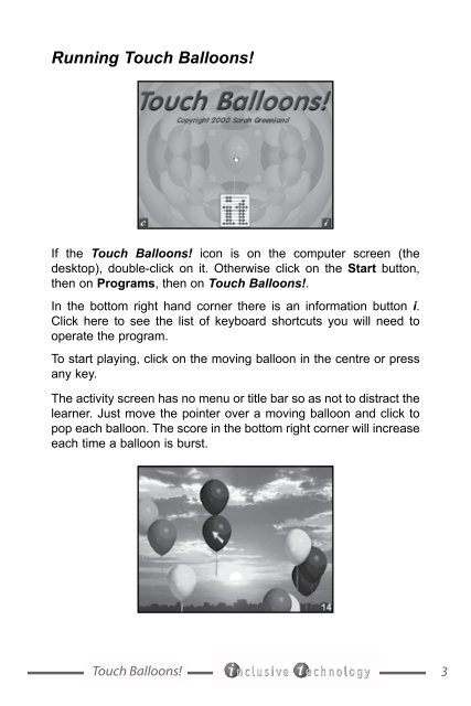 Touch Balloons Manual touch_balloons_it.pdf - Inclusive Technology