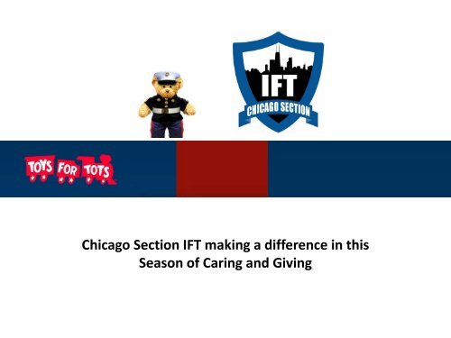 Chicago Section IFT making a difference in this Season of Caring ...