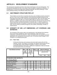 ARTICLE 6. DEVELOPMENT STANDARDS - Arvada