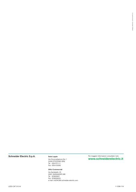 Sensori HVAC Catalogo - Schneider Electric