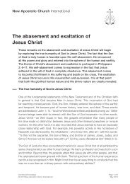 The abasement and exaltation of Jesus Christ