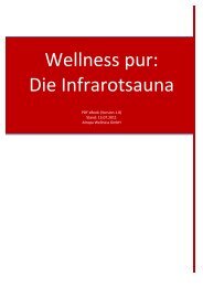 Wellness pur: Die Infrarotsauna - Infrarotkabinen Wärmekabinen