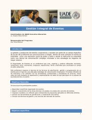 GestiÃ³n Integral de Eventos - Universidad Argentina de la Empresa