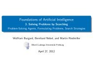 Foundations of Artificial Intelligence - 3. Solving Problems by ...