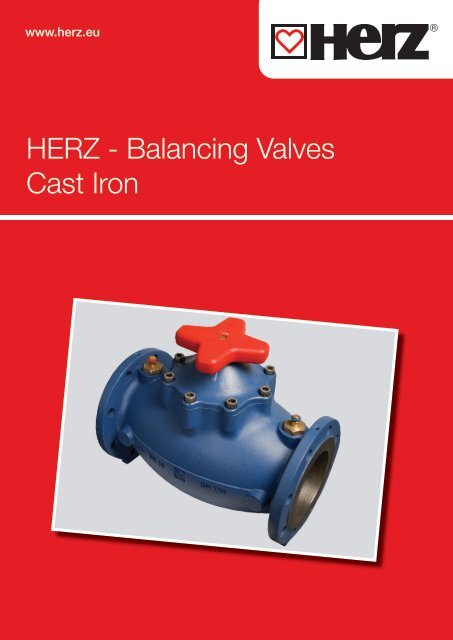 HERZ - Balancing Valves Cast Iron