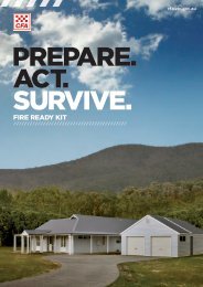 Complete Fire Ready Kit - (PDF 3580k) - Country Fire Authority