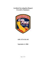 Accident Investigation Report Executive Summary AIR ... - Cal Fire