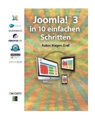 Joomla! 3 in 10 einfachen Schritten - Cocoate