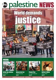 World demands - Palestine Solidarity Campaign