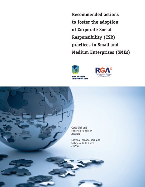 Recommended actions to foster the adoption of Corporate Social ...