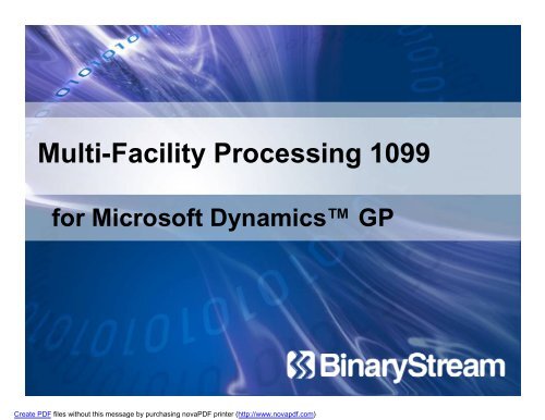 Binary Stream Mem Intercompany Bridge – OCEO